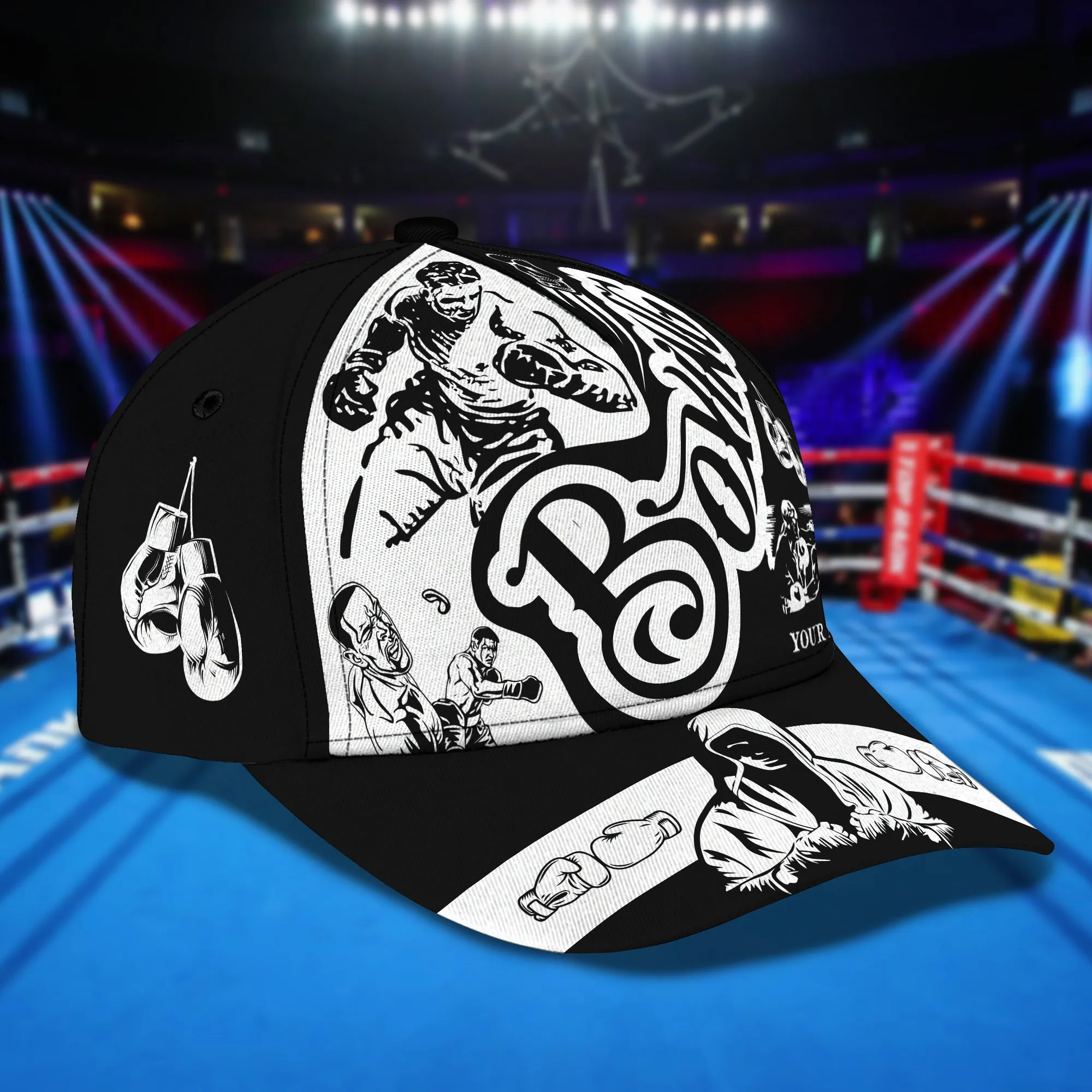 3D Classic Cap Boxing Personalized Name Cap 78 Namashops