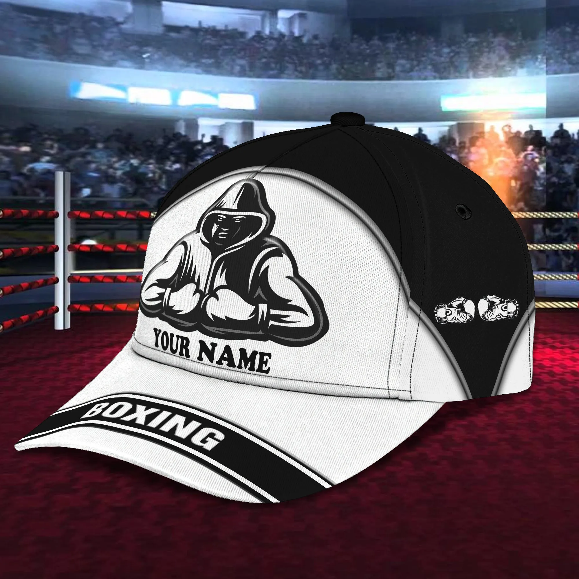 3D Classic Cap Boxing Personalized Name Cap Namashops