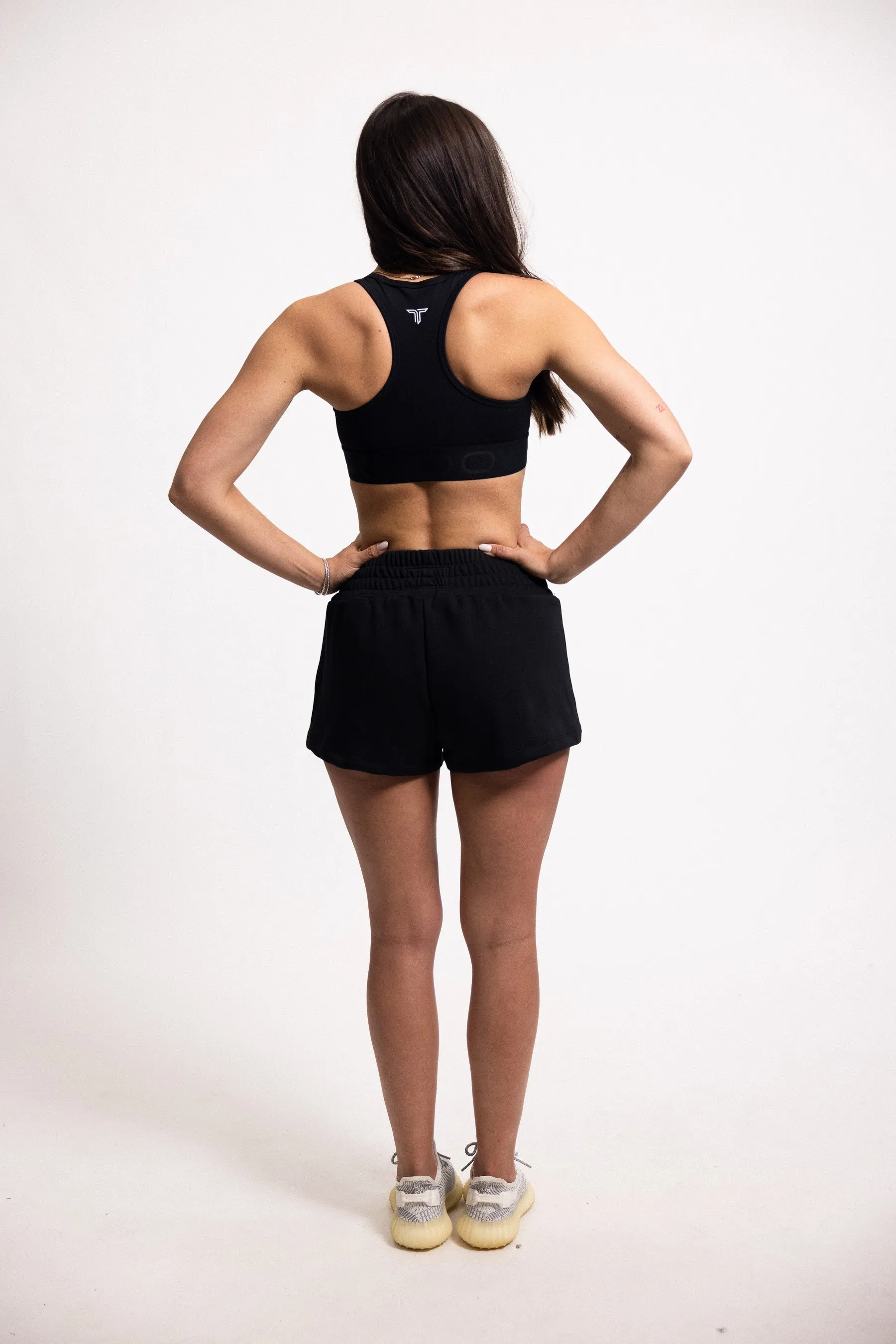 Boxing Sweat Shorts  - Black