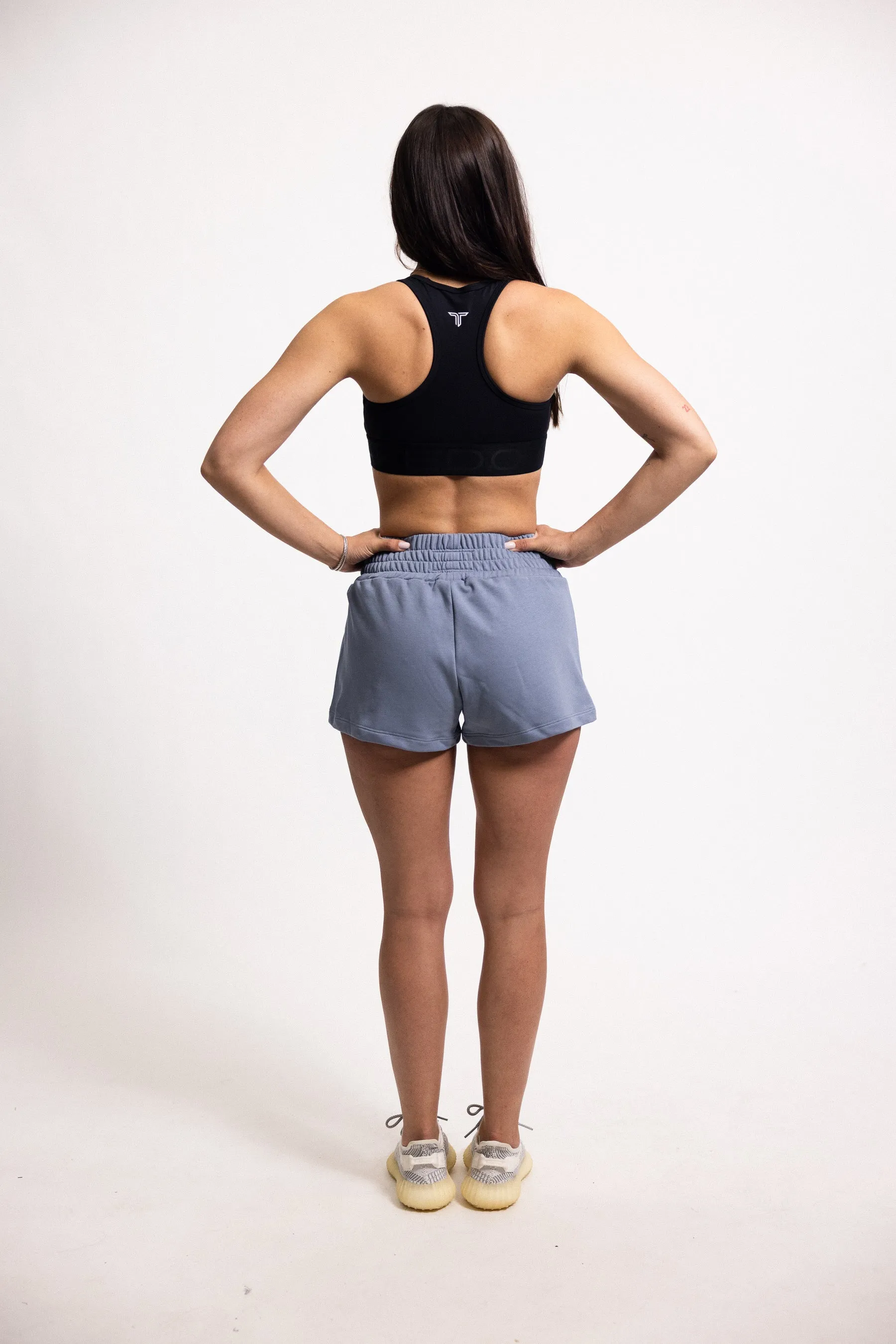 Boxing Sweat Shorts  - Slate Blue