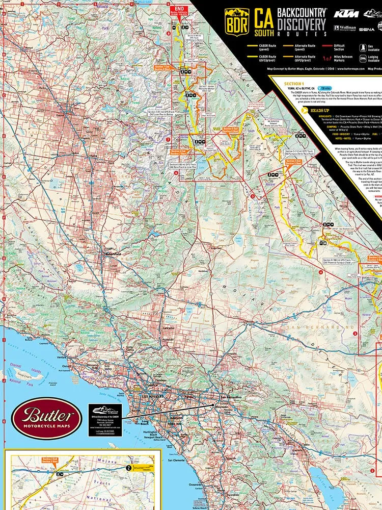 Butler Southern California BDR Map