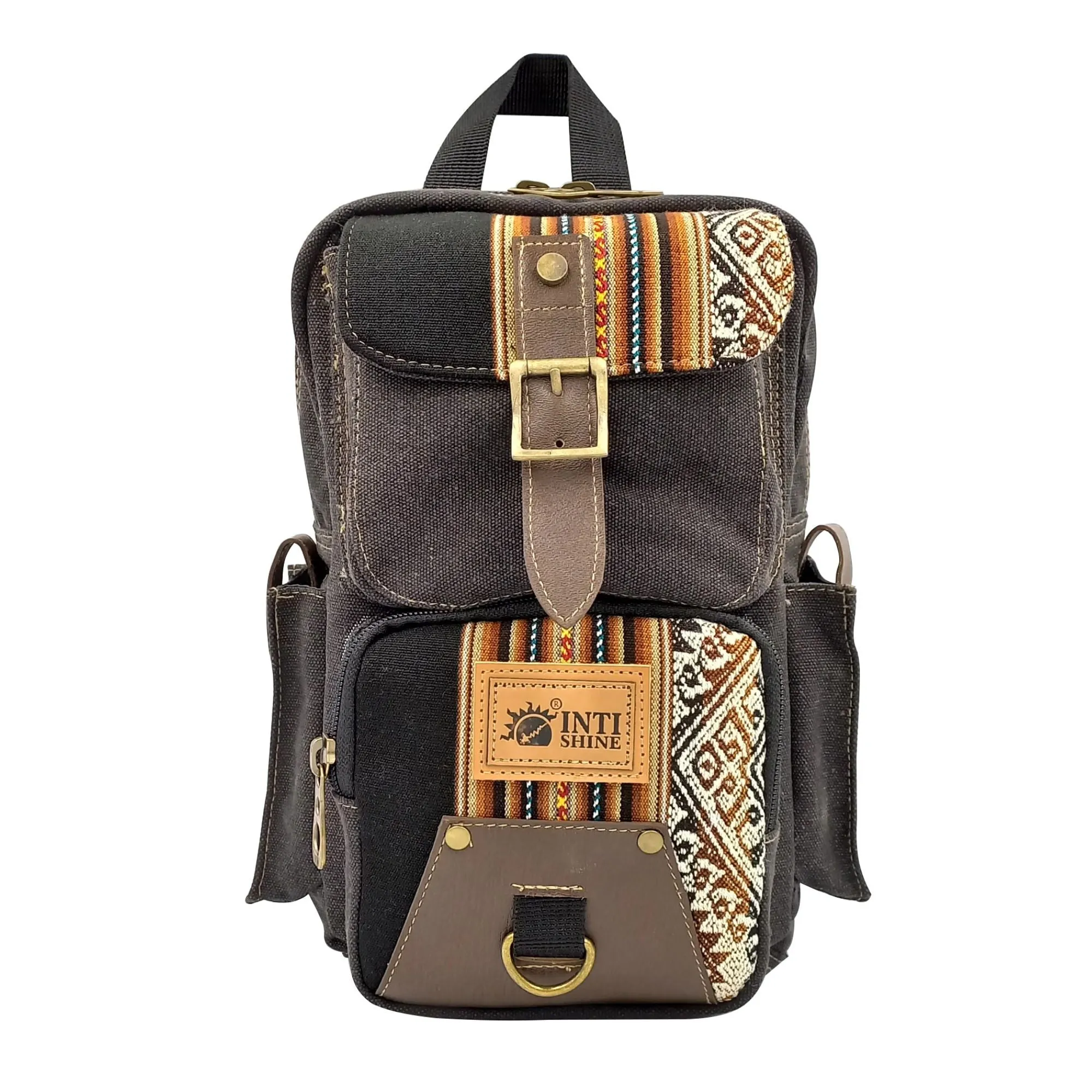 Canvas Sling Bag - Black