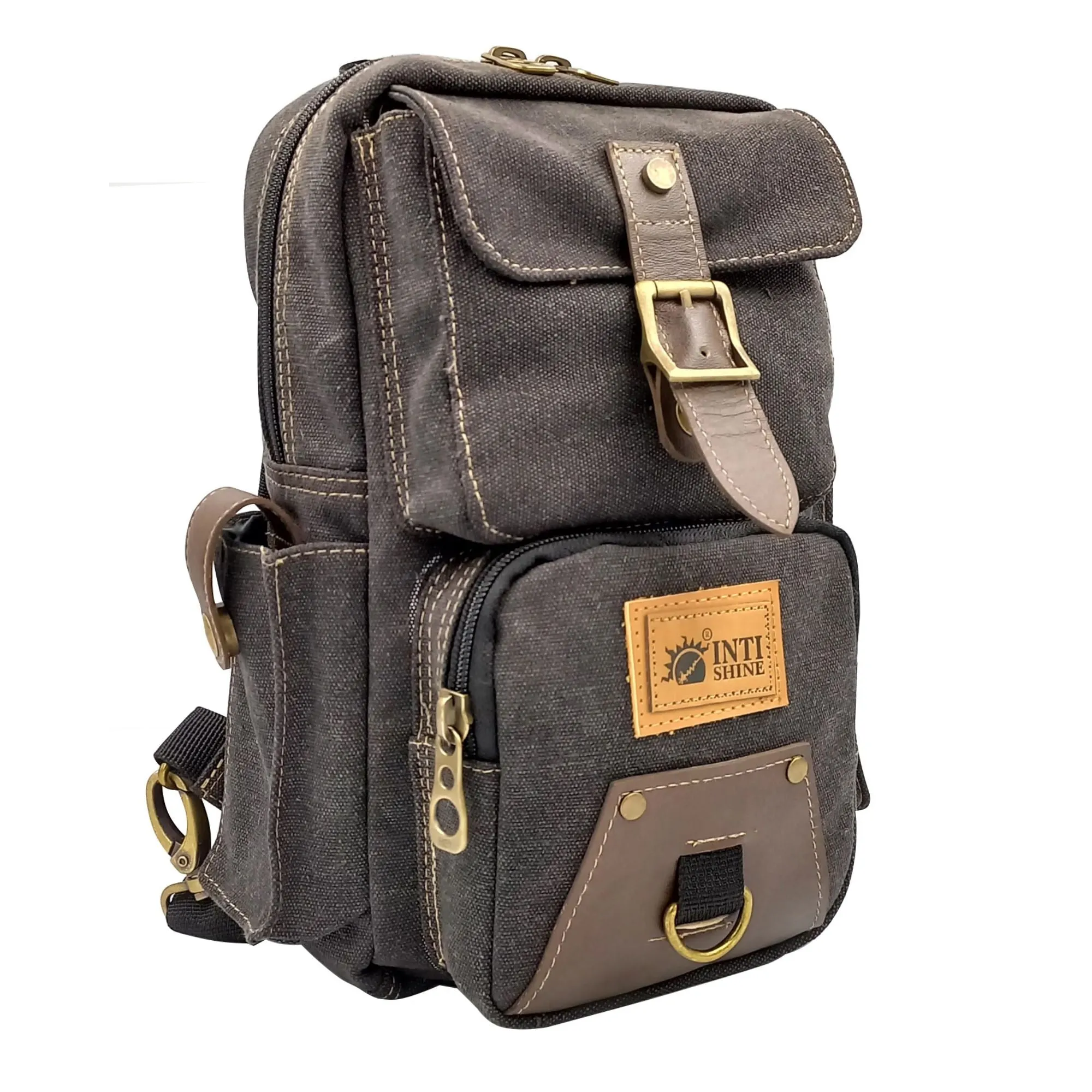 Canvas Sling Bag - Black