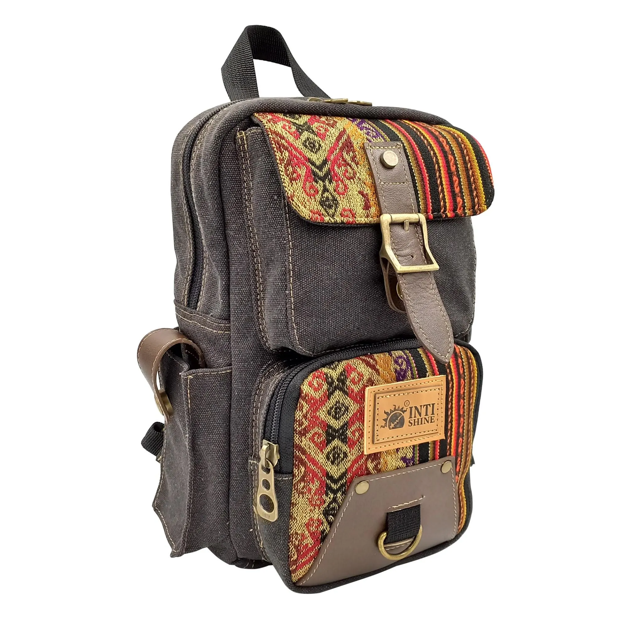 Canvas Sling Bag - Black