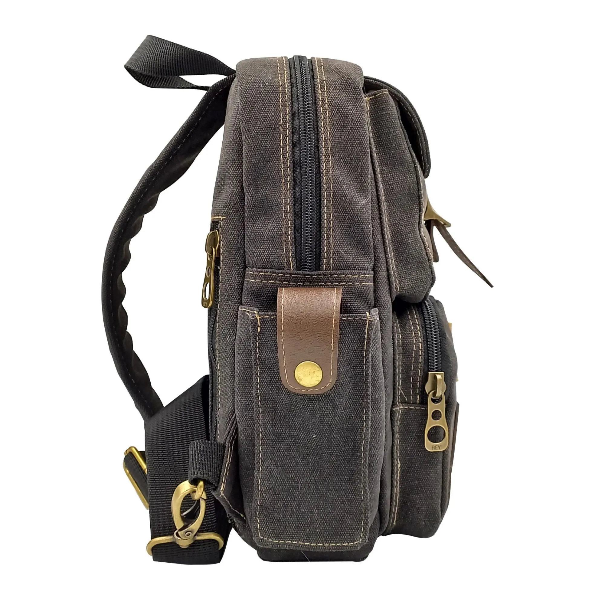 Canvas Sling Bag - Black