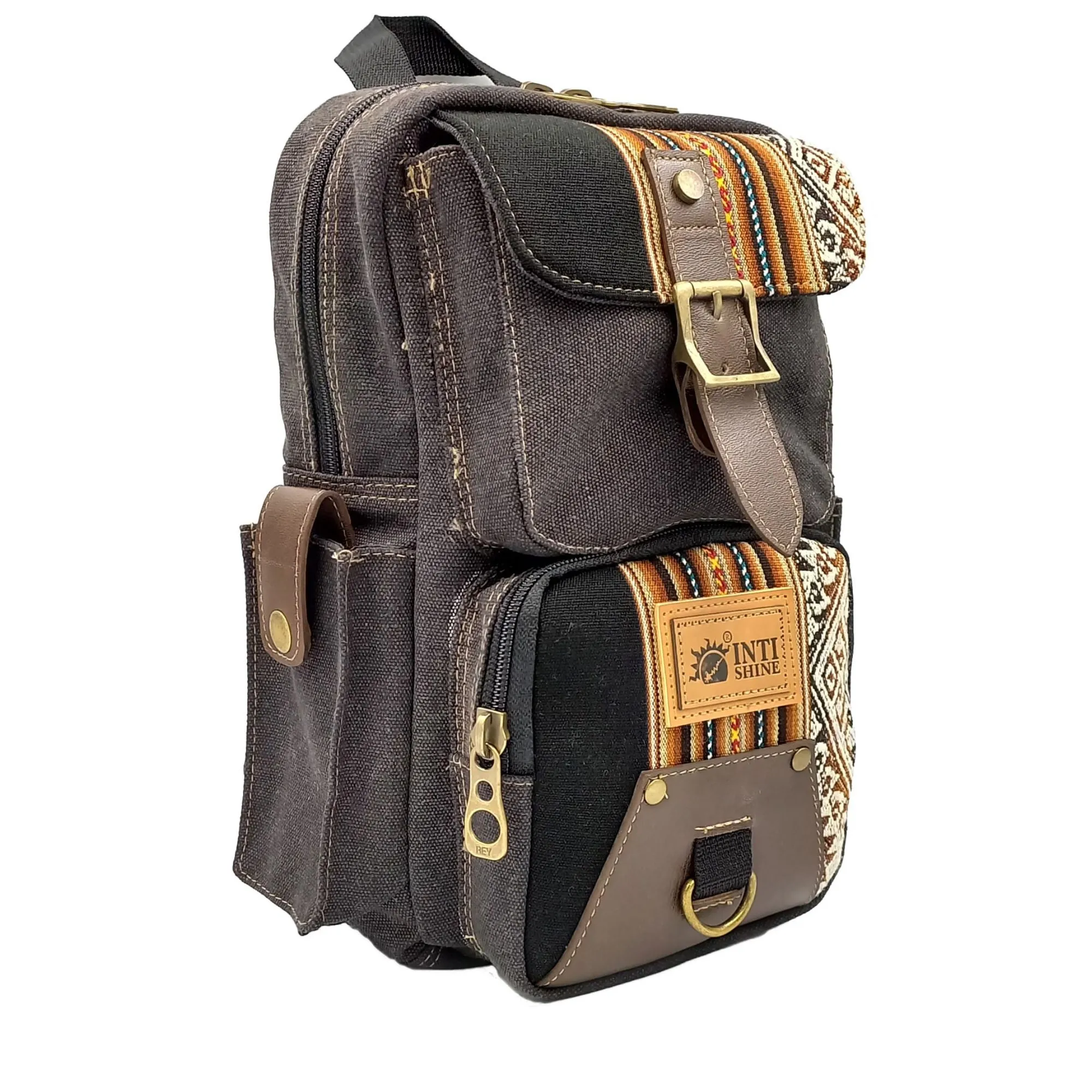 Canvas Sling Bag - Black