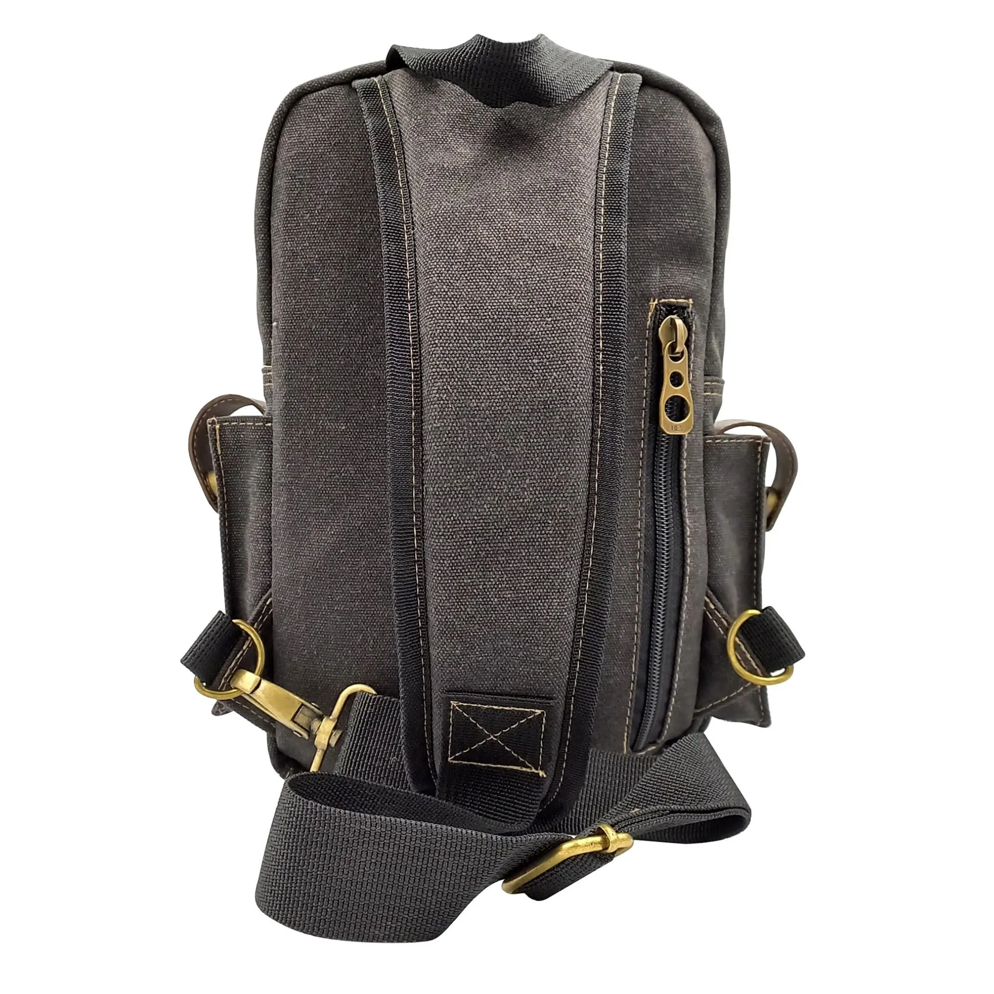 Canvas Sling Bag - Black