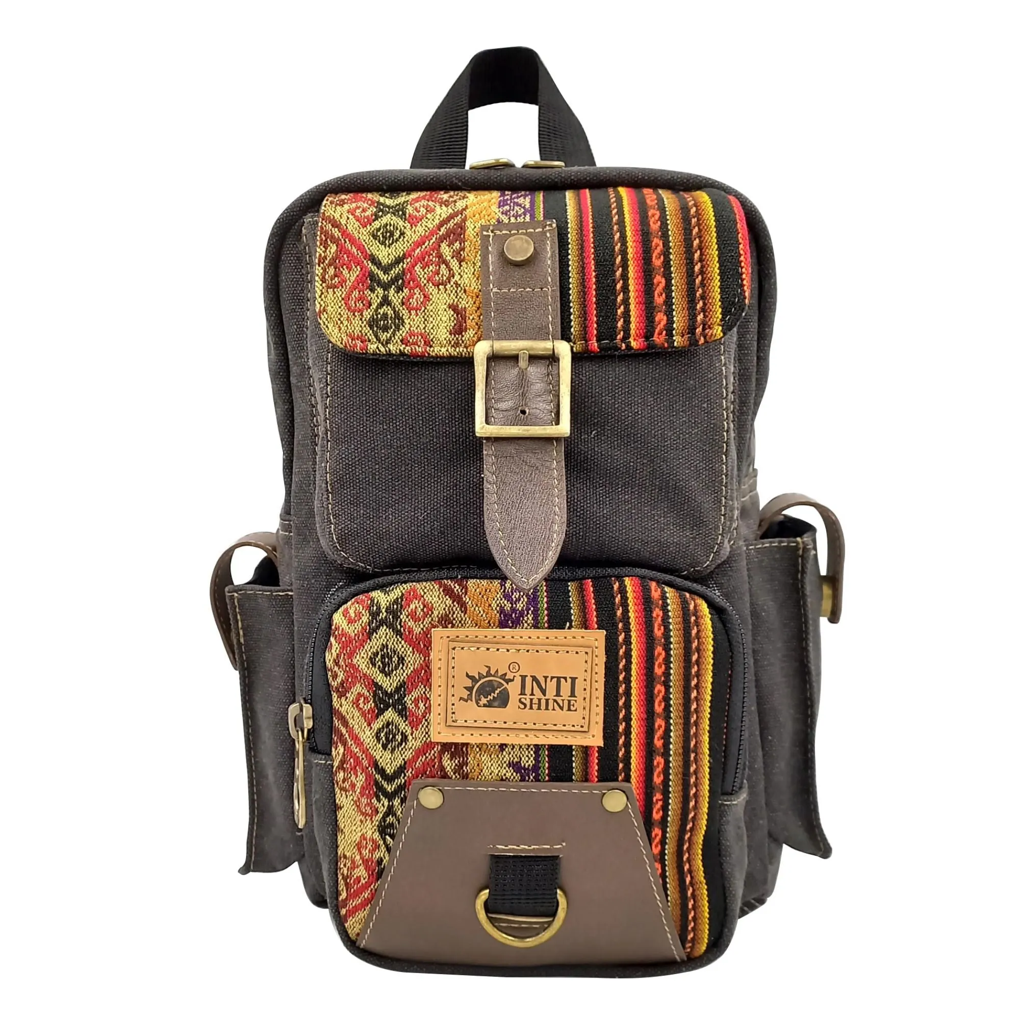 Canvas Sling Bag - Black