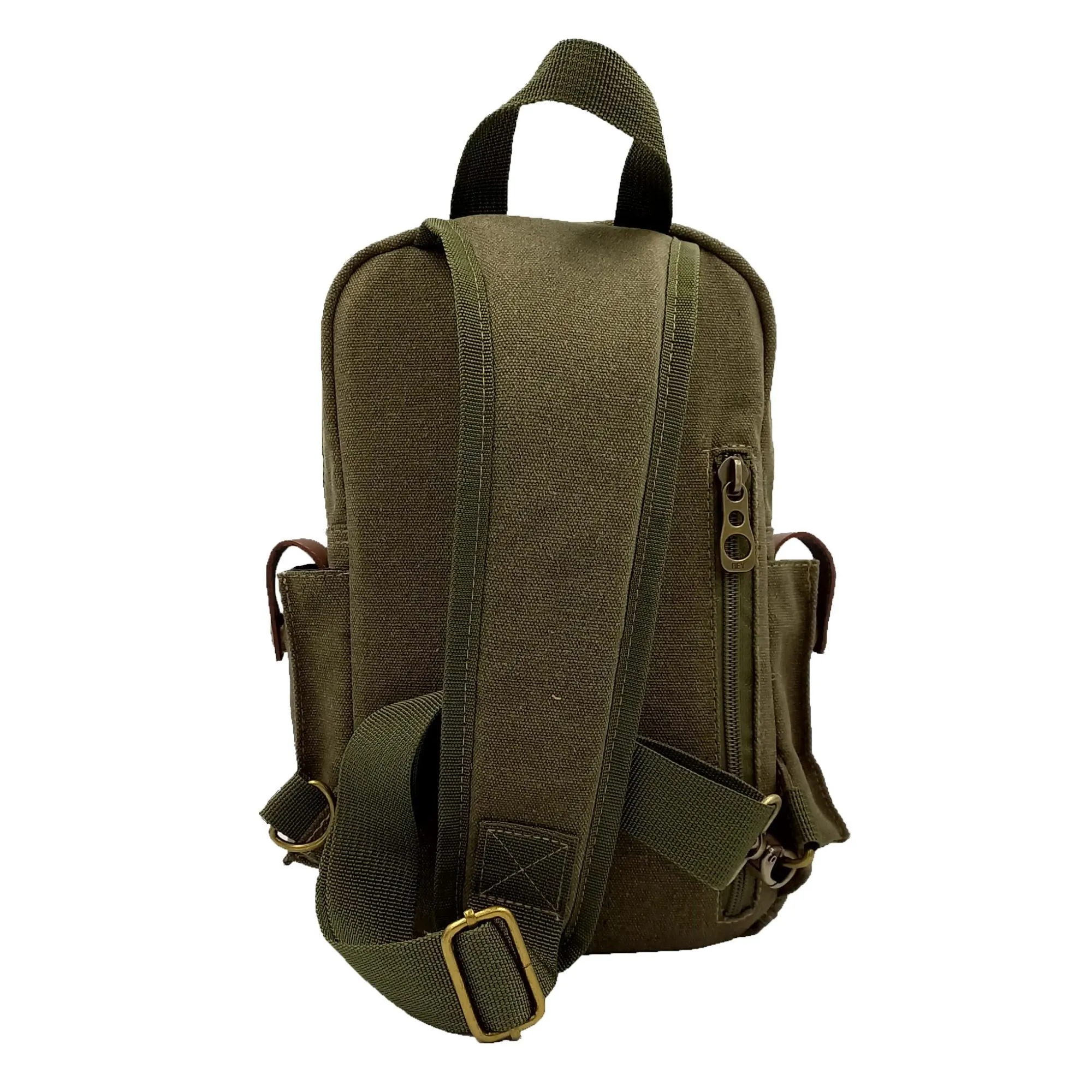 Canvas Sling Bag - Green