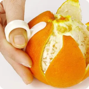 Handy Manual Eco-Friendly Plastic Orange Peeler